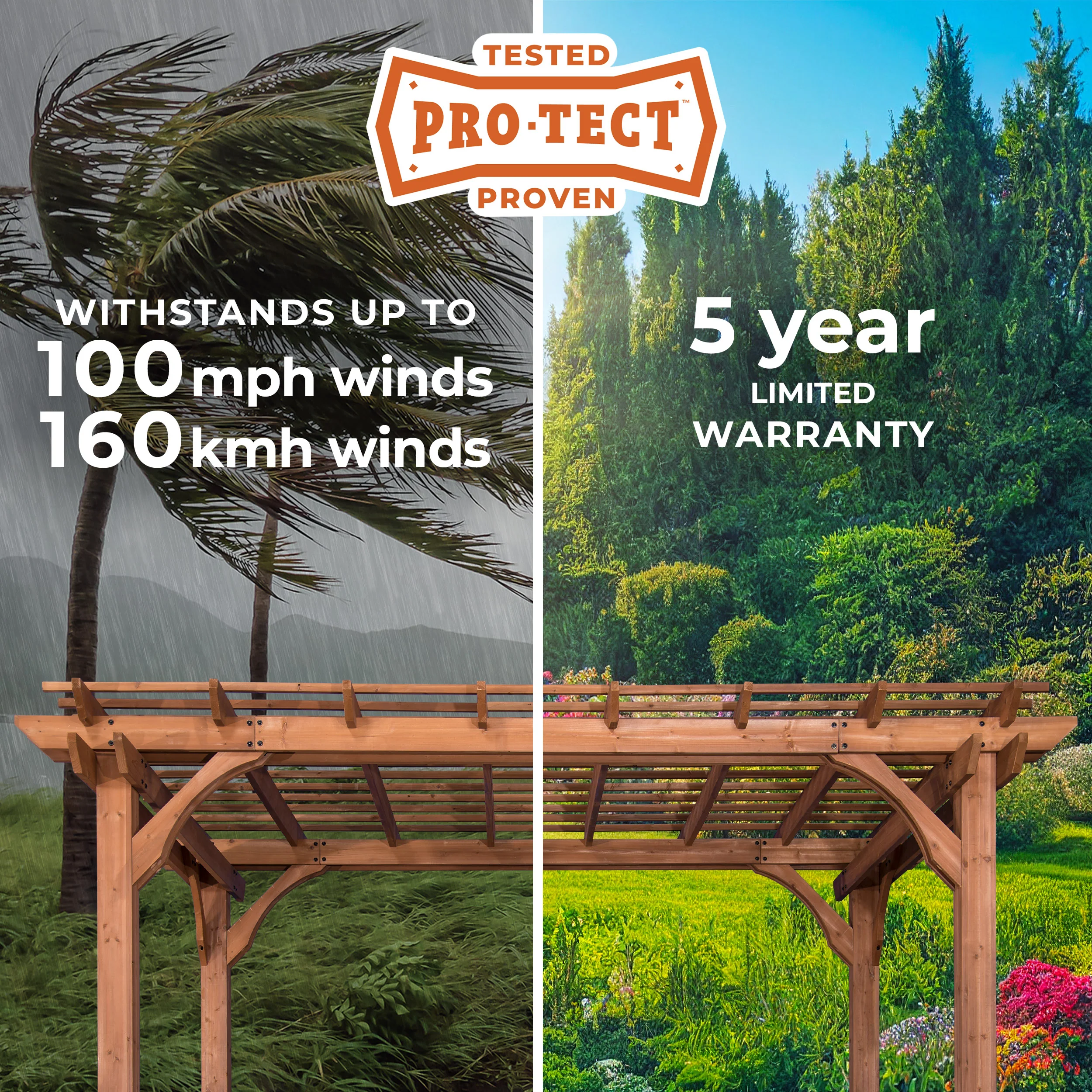 Beaumont 12ft x 10ft Pergola - Image 3