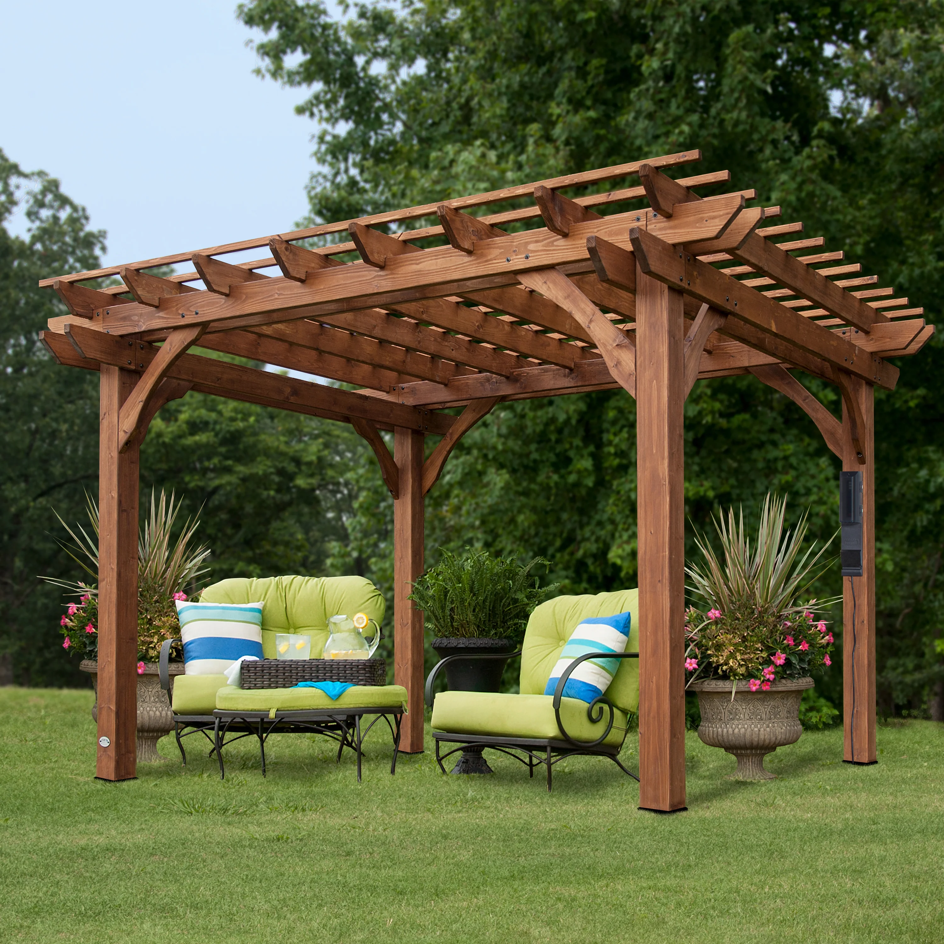 Beaumont 12ft x 10ft Pergola - Image 5
