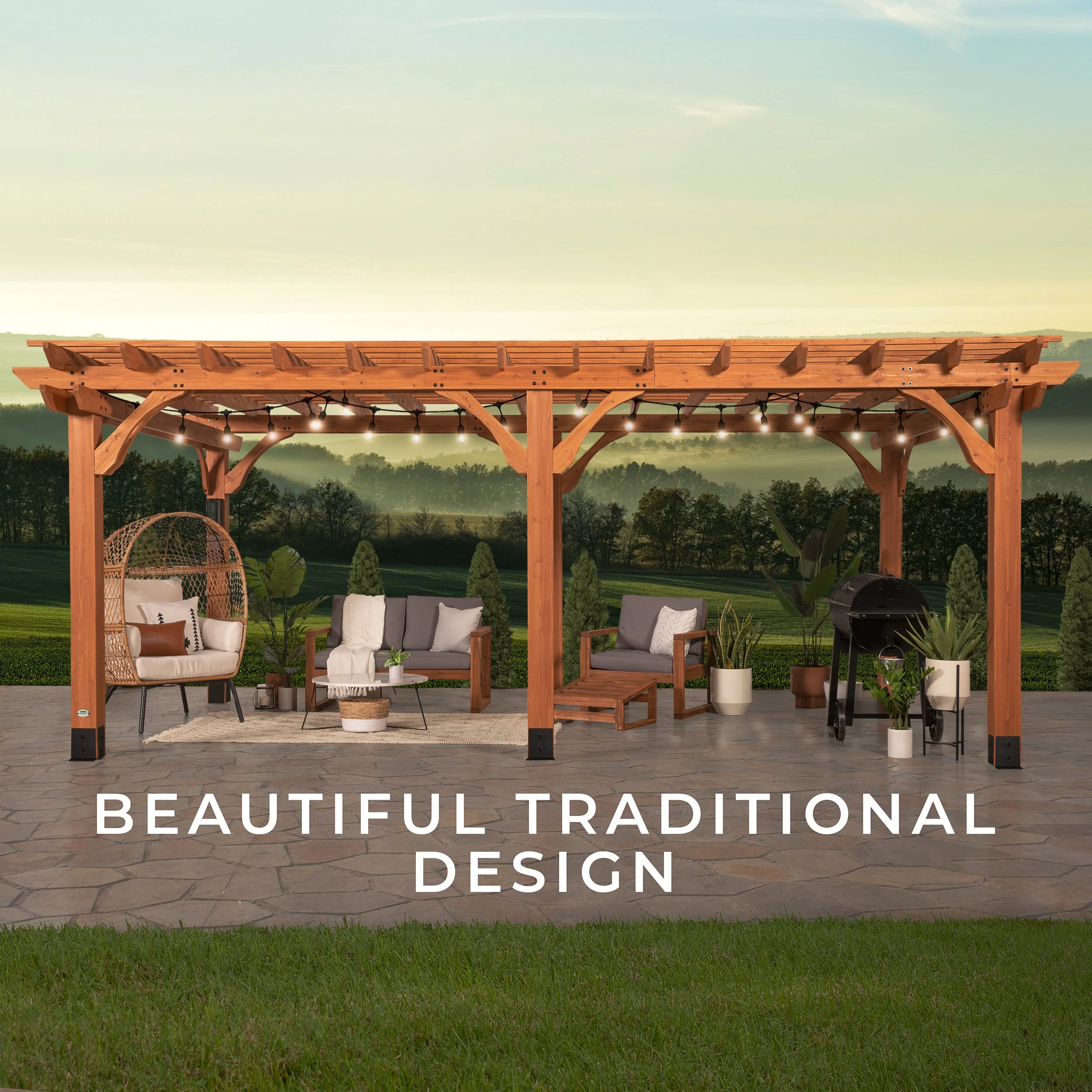 Beaumont 20ft x 12ft Pergola - Image 5