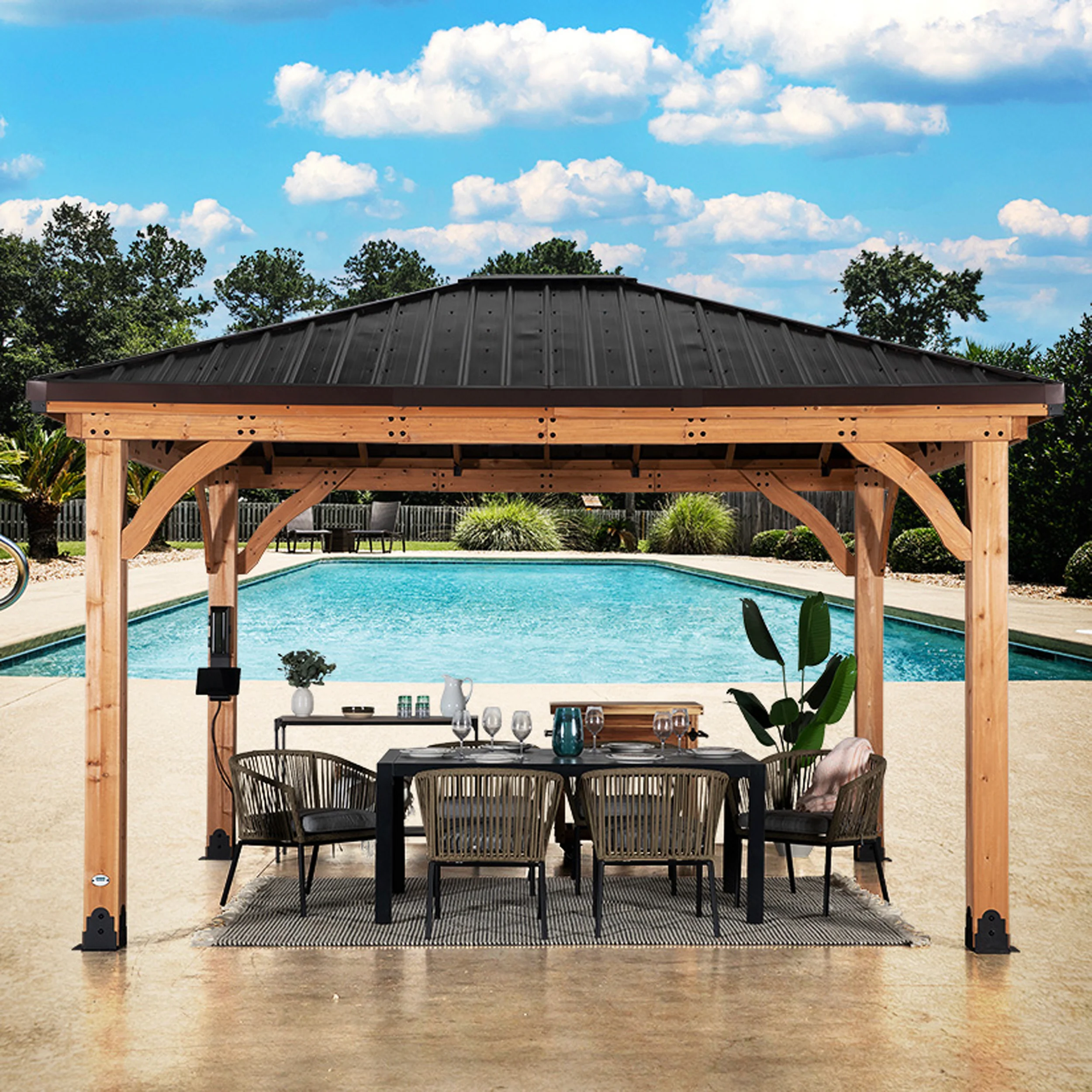 Barrington 14ft x 12ft Gazebo - Image 5