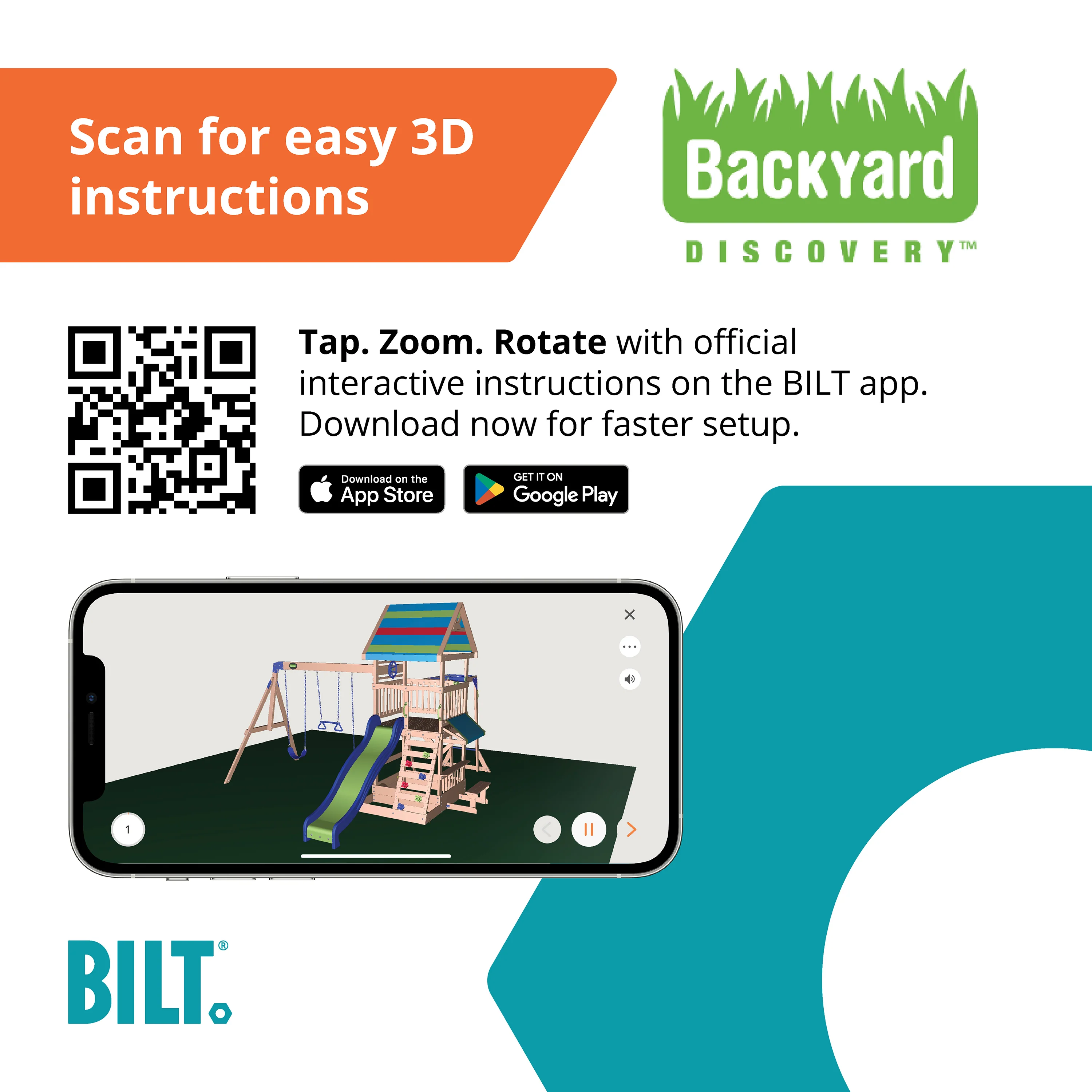 Beach Front Wooden Swing Set - Image 13