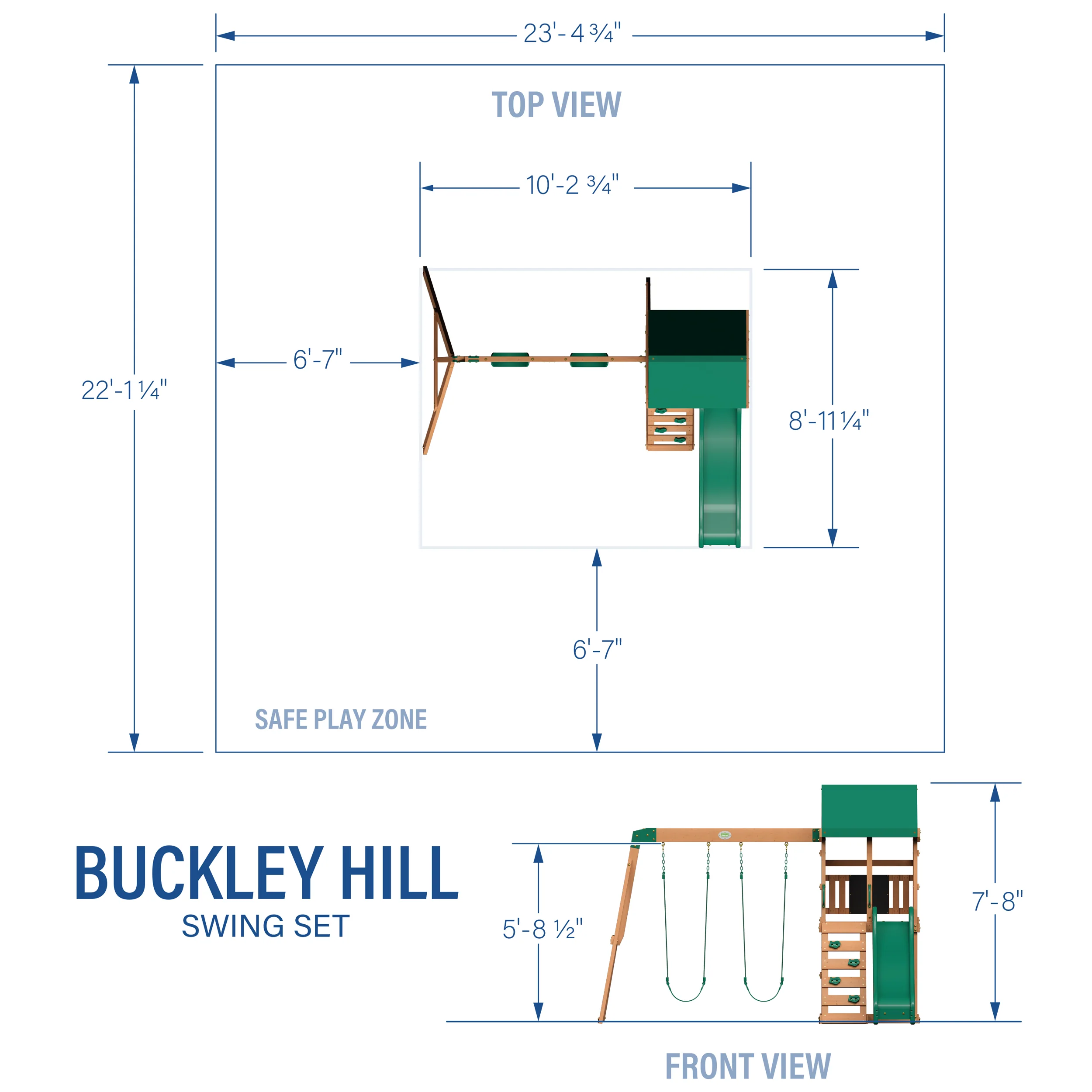 Buckley Hill Swing Set - Image 12