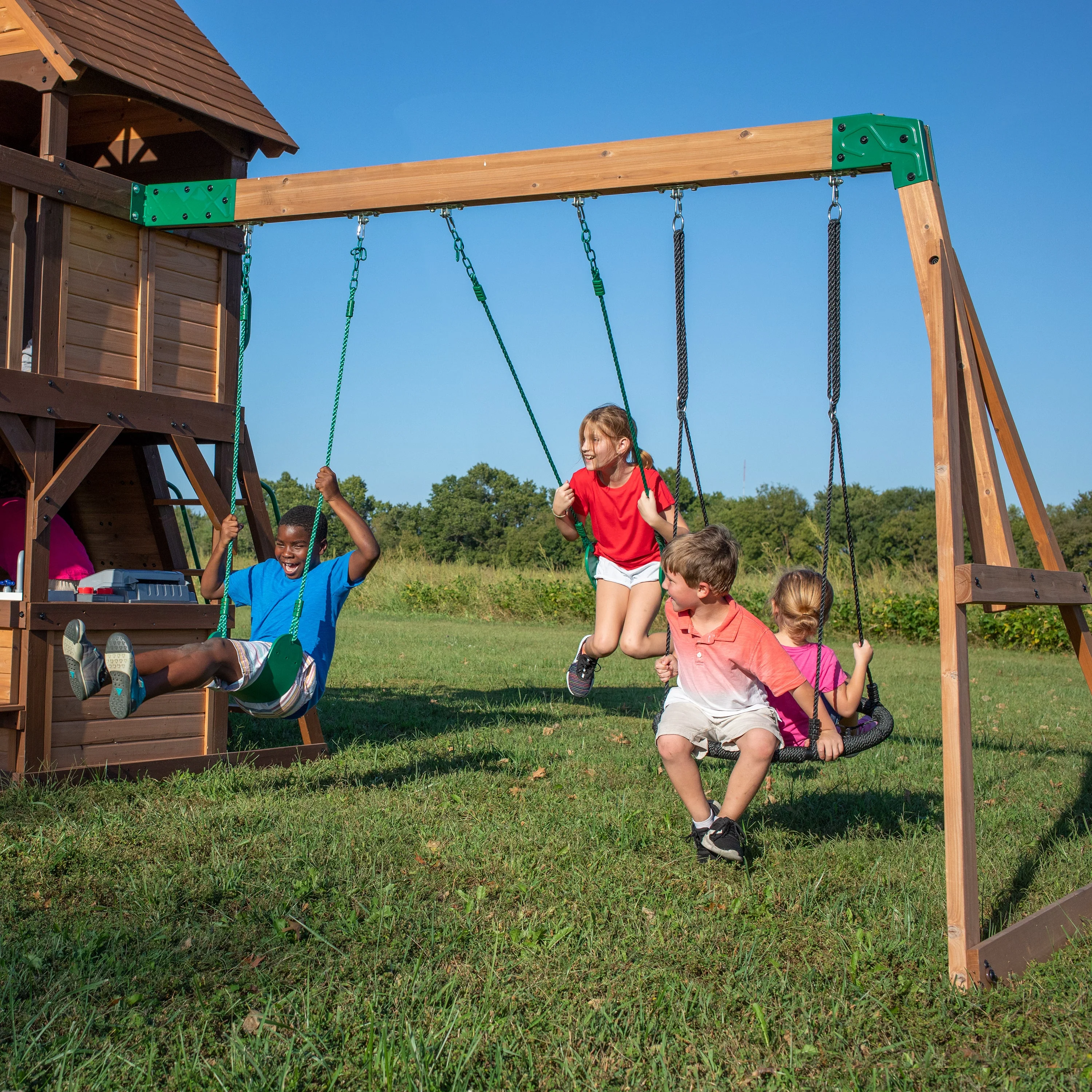 Cedar Cove Swing Set - Image 4