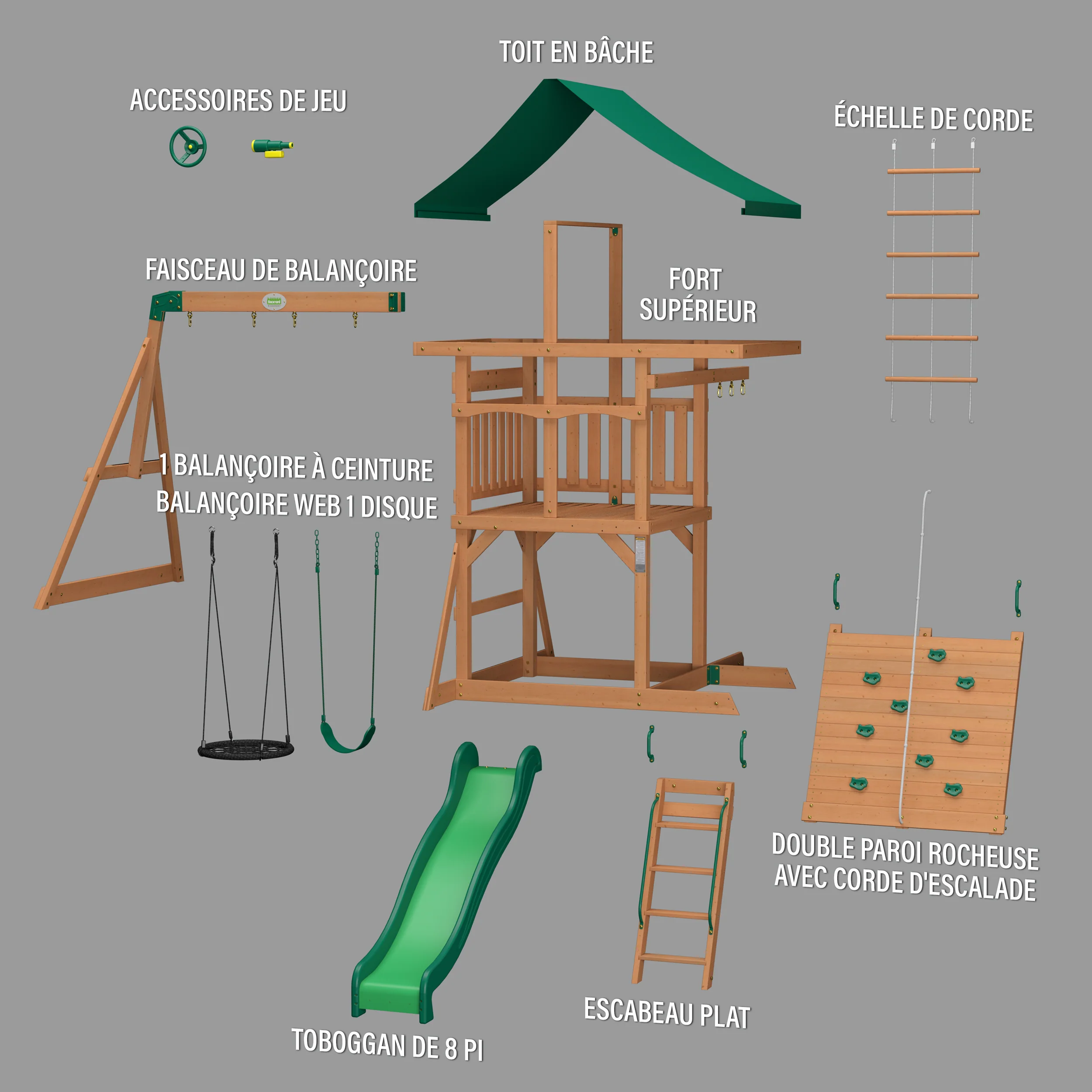 Grayson Peak Swing Set - Image 11