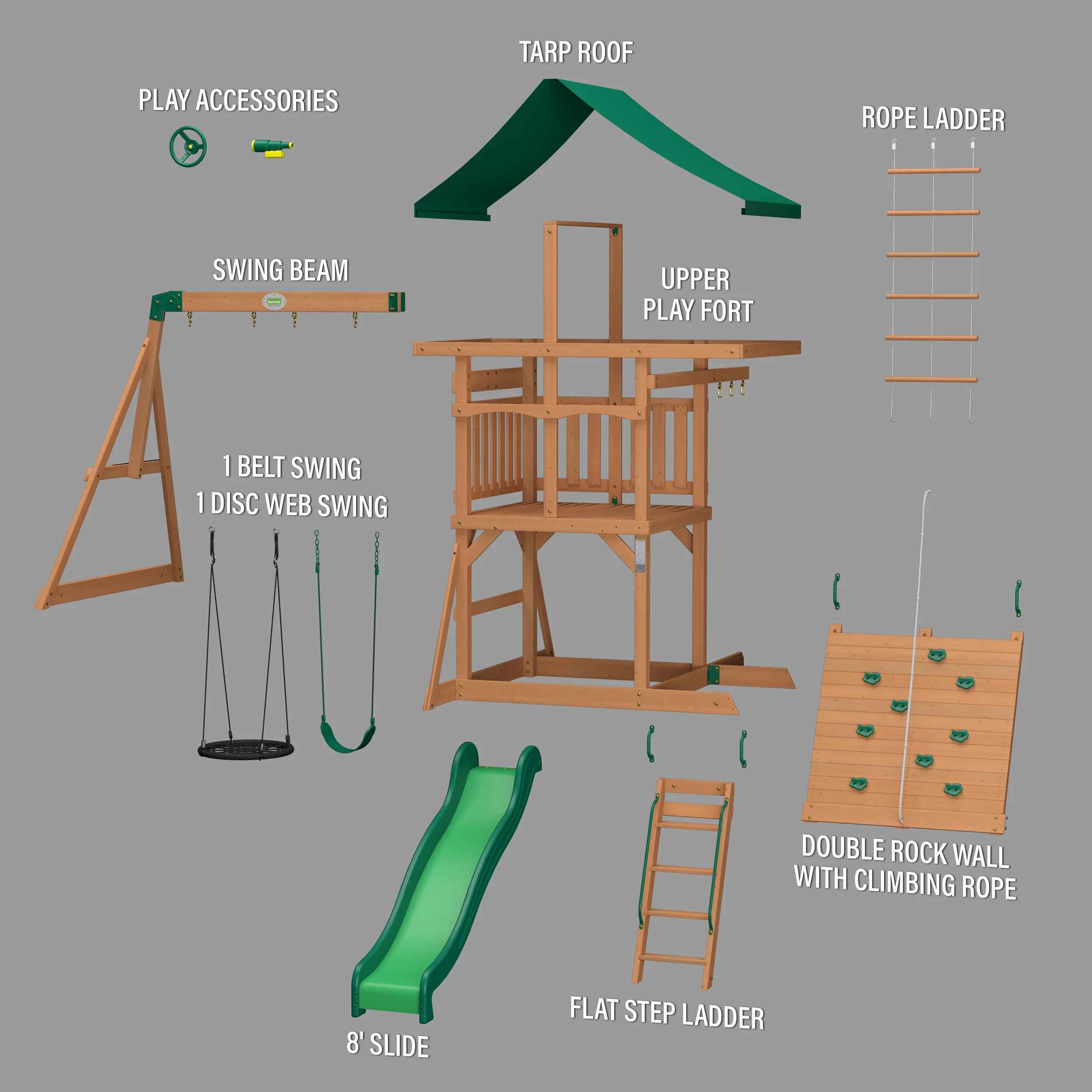 Grayson Peak Swing Set - Image 12