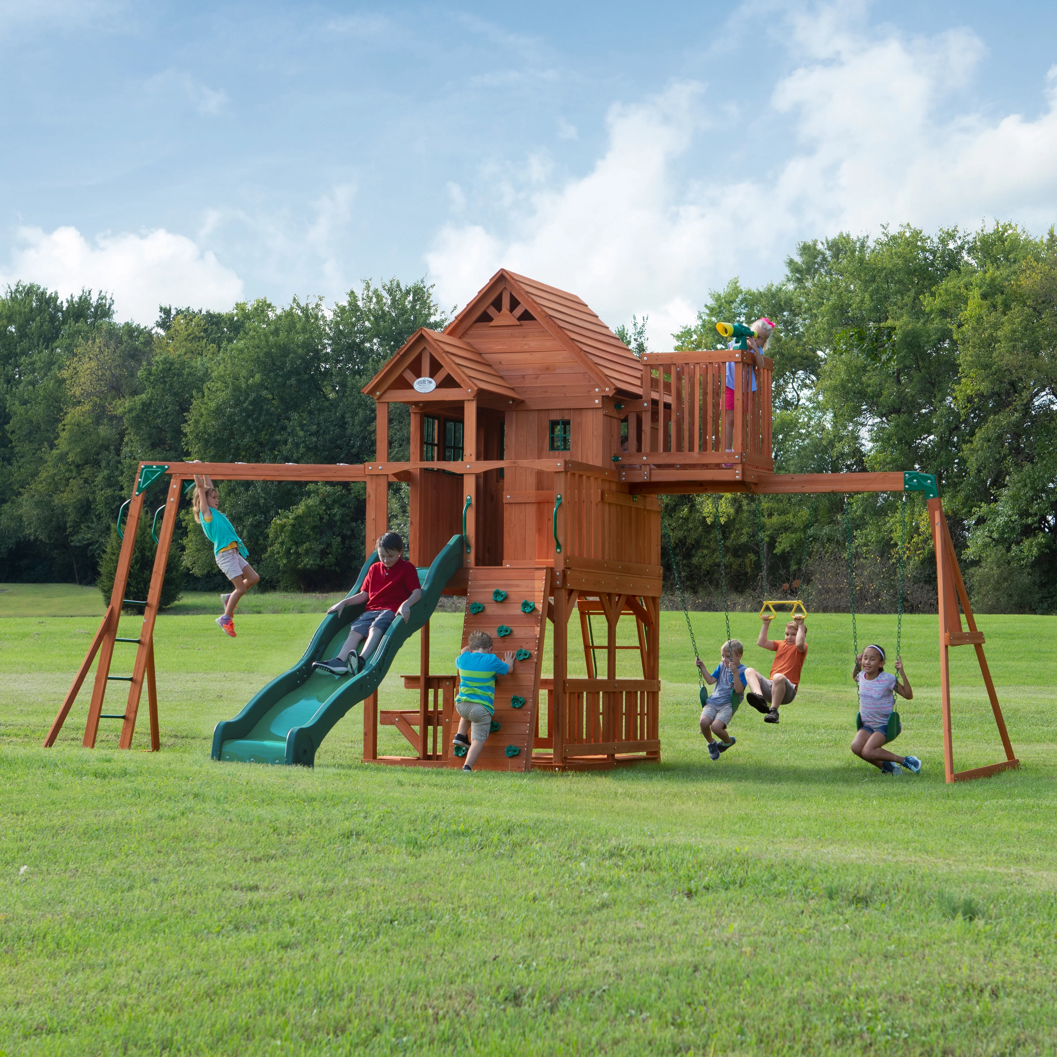 Skyfort II Swing Set - Image 3
