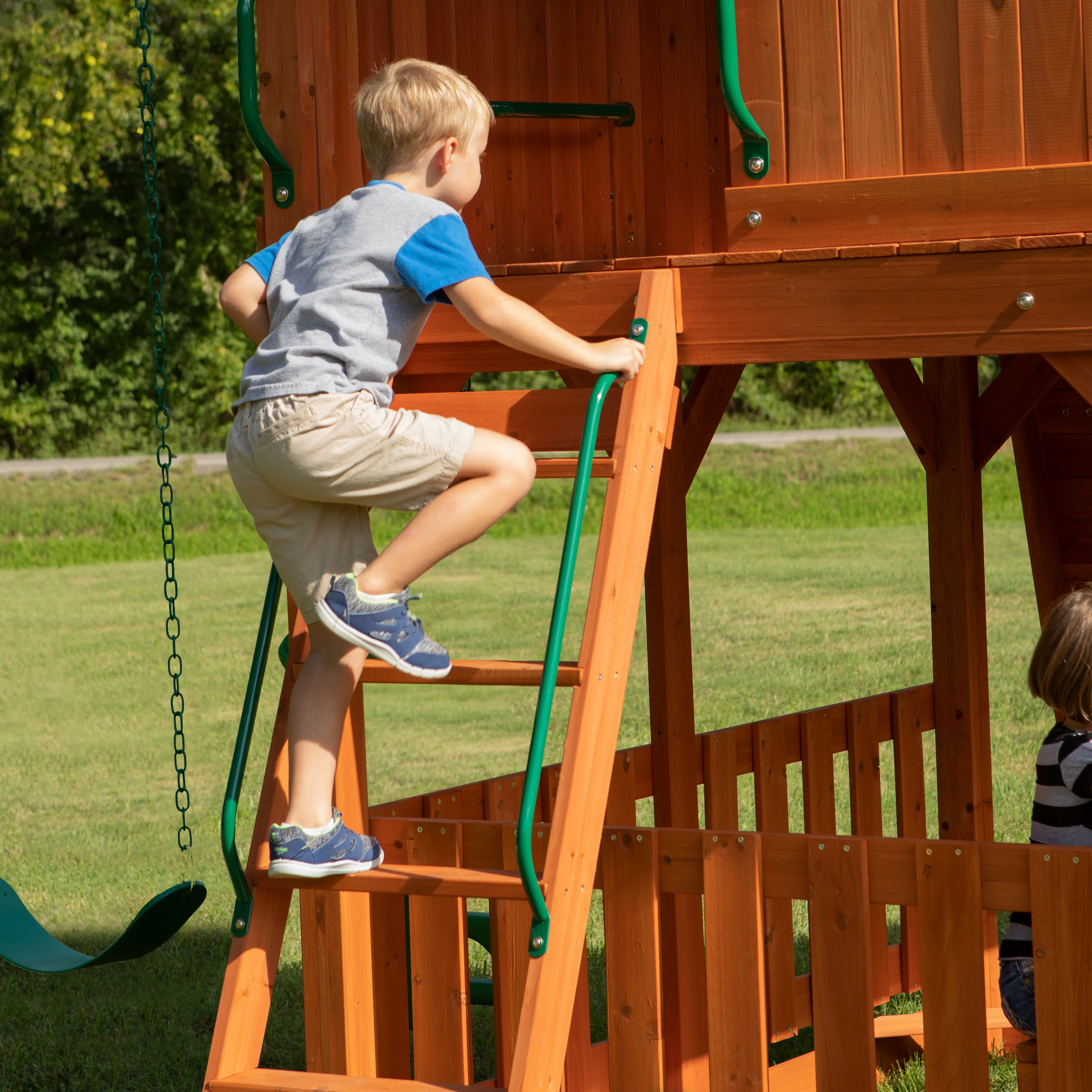Skyfort II Swing Set - Image 6