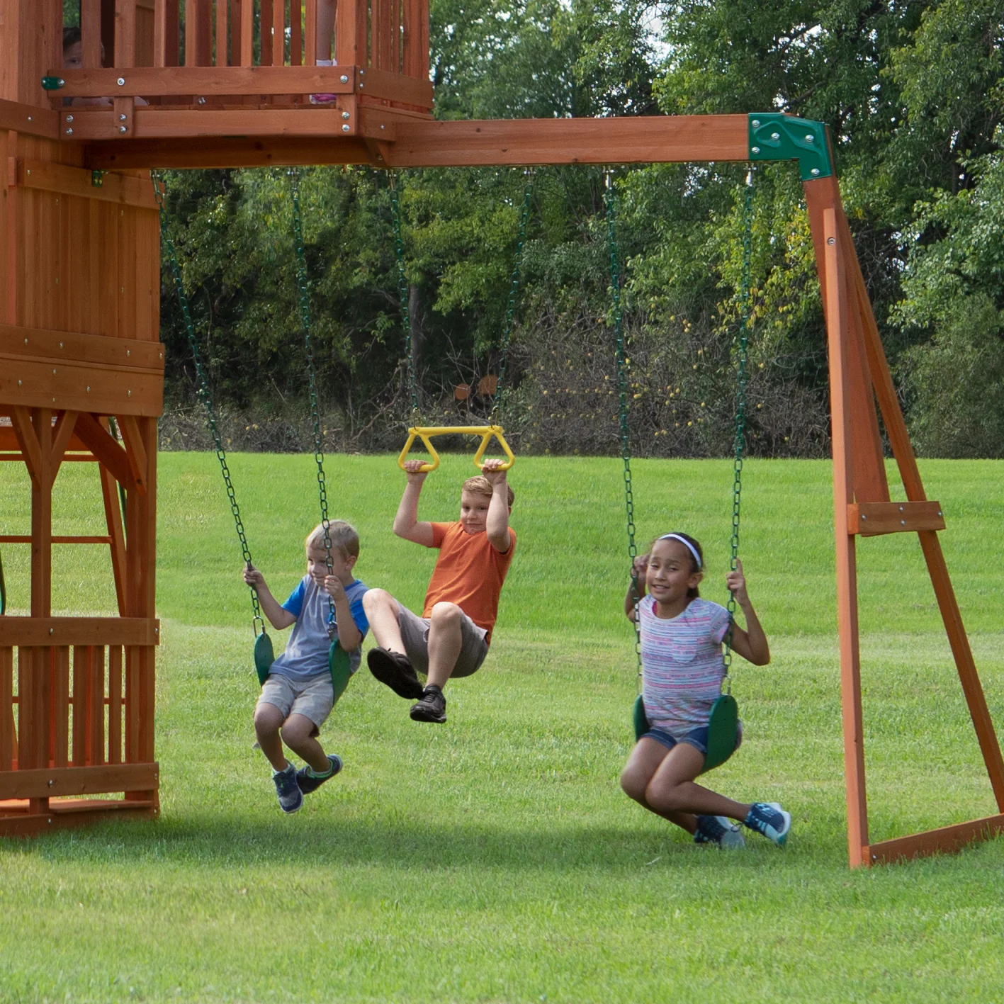 Skyfort II Swing Set - Image 9