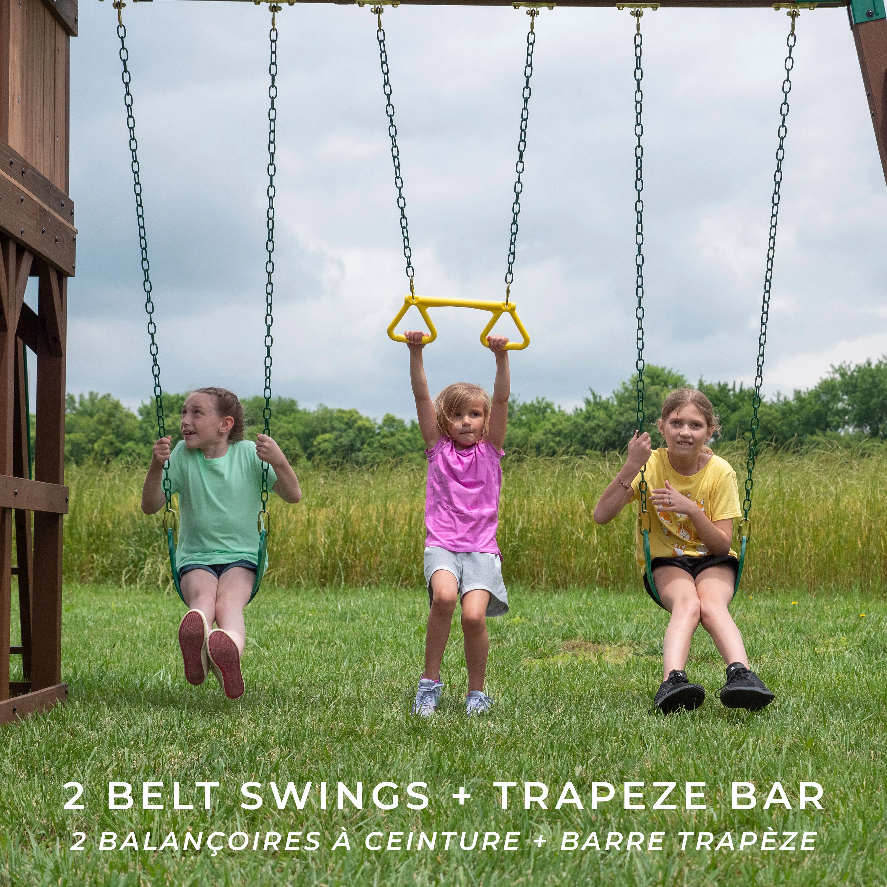 Skyfort III Swing Set - Image 5