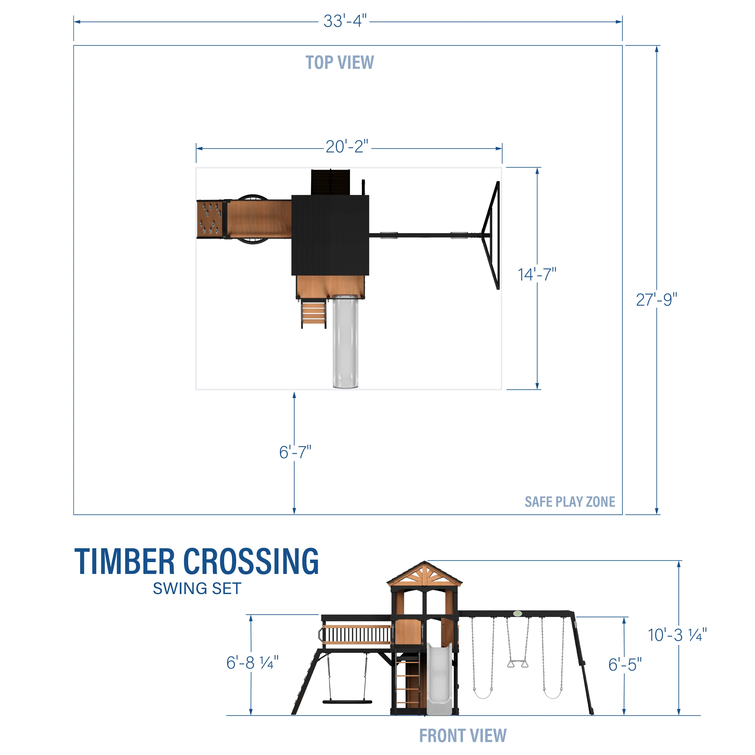 Timber Crossing Swing Set - Image 15